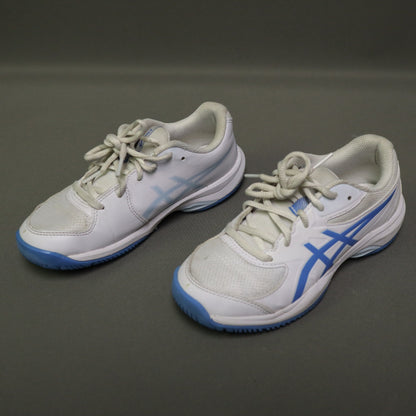 ASICS GEL-Game 8 GS Kids Tennis Shoes White Blue Size 3 Y