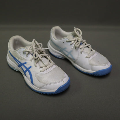 ASICS GEL-Game 8 GS Kids Tennis Shoes White Blue Size 3 Y