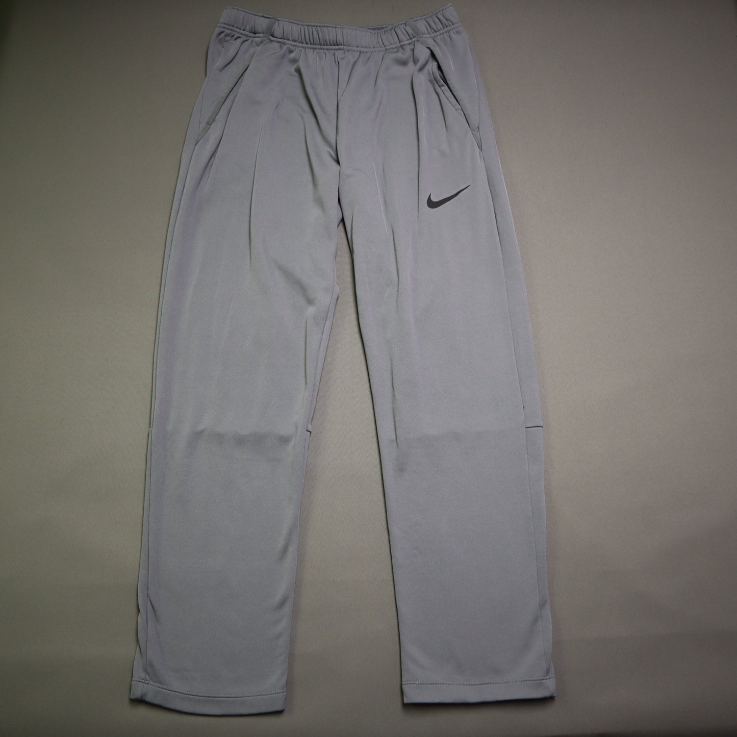 Nike Dri-FIT Men's Sweatpants Grey Size L Athletic Training Gym Pants Warm Up Trousers