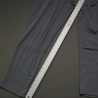 Nike Dri-FIT Men's Sweatpants Grey Size L Athletic Training Gym Pants Warm Up Trousers