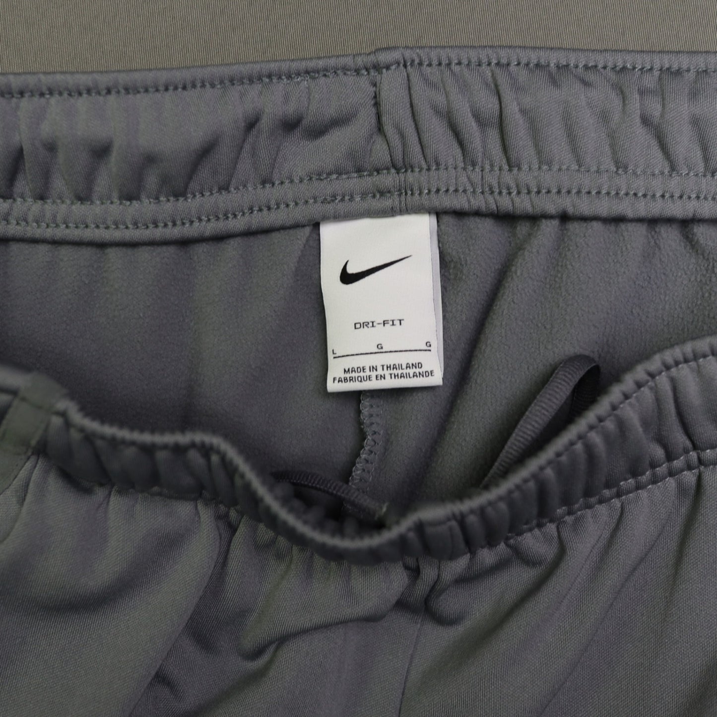 Nike Dri-FIT Men's Sweatpants Grey Size L Athletic Training Gym Pants Warm Up Trousers