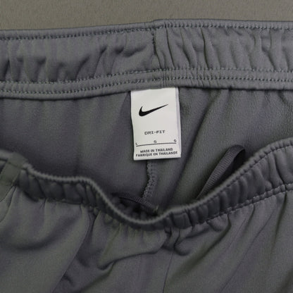 Nike Dri-FIT Men's Sweatpants Grey Size L Athletic Training Gym Pants Warm Up Trousers