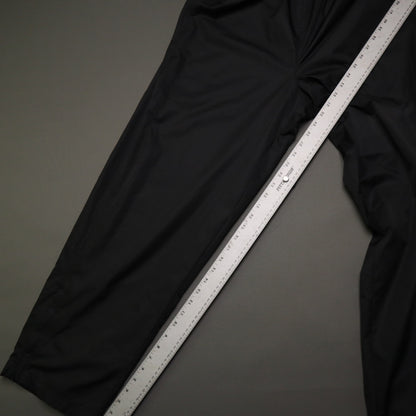 Roundtree & Yorke Sport Mens Large Wind Pants Dark Grey Lined Zipper Cuffs