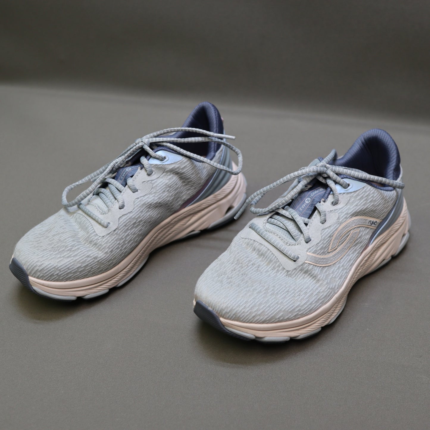 Ryka Devotion Max 2 Womens 6.5 W Wide Grey Pink Walking Sneakers Running Shoes