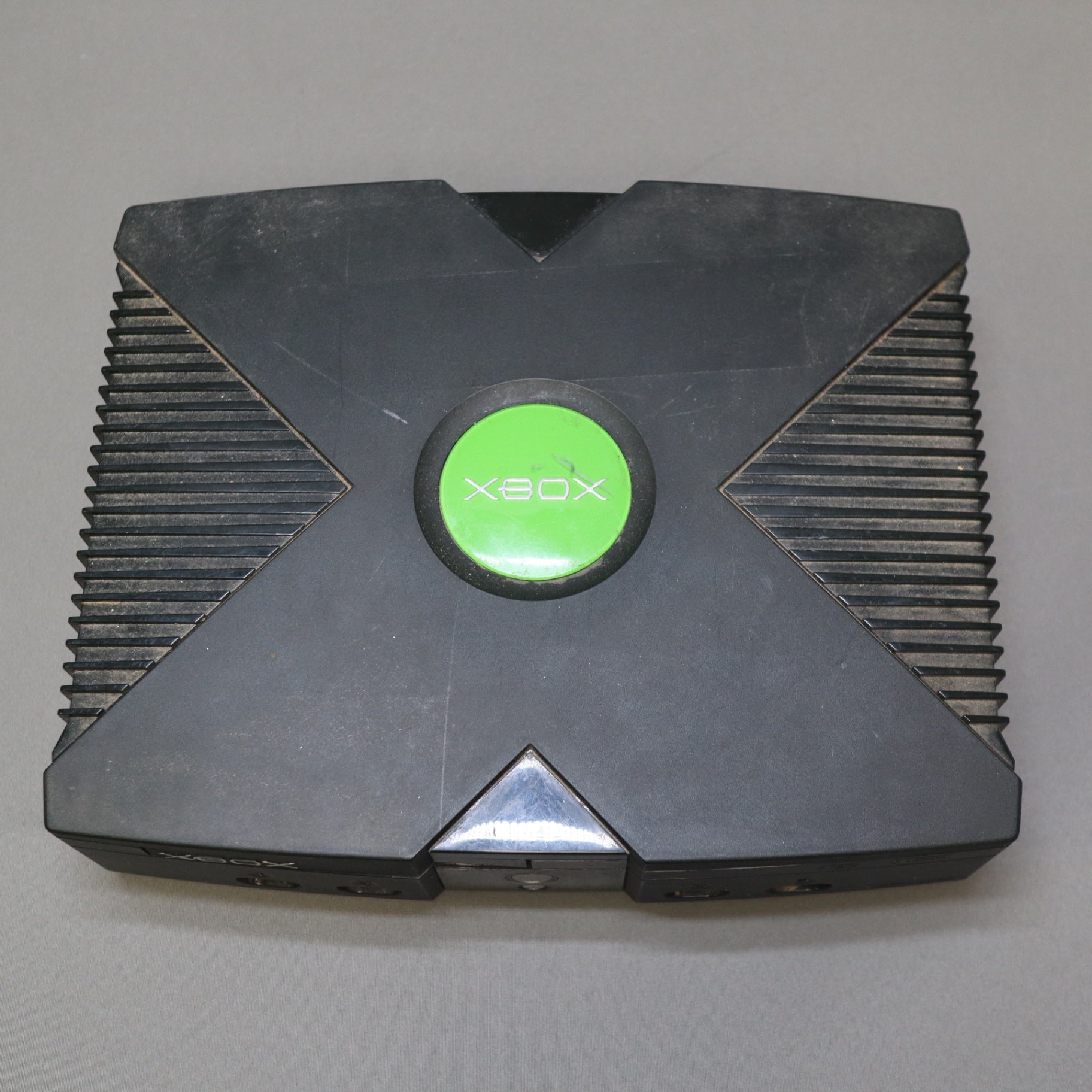 Original Xbox Console Power Tested Powers On Untested Microsoft Black Green 2001