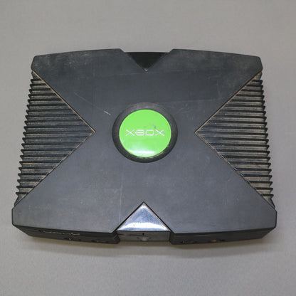 Original Xbox Console Power Tested Powers On Untested Microsoft Black Green 2001