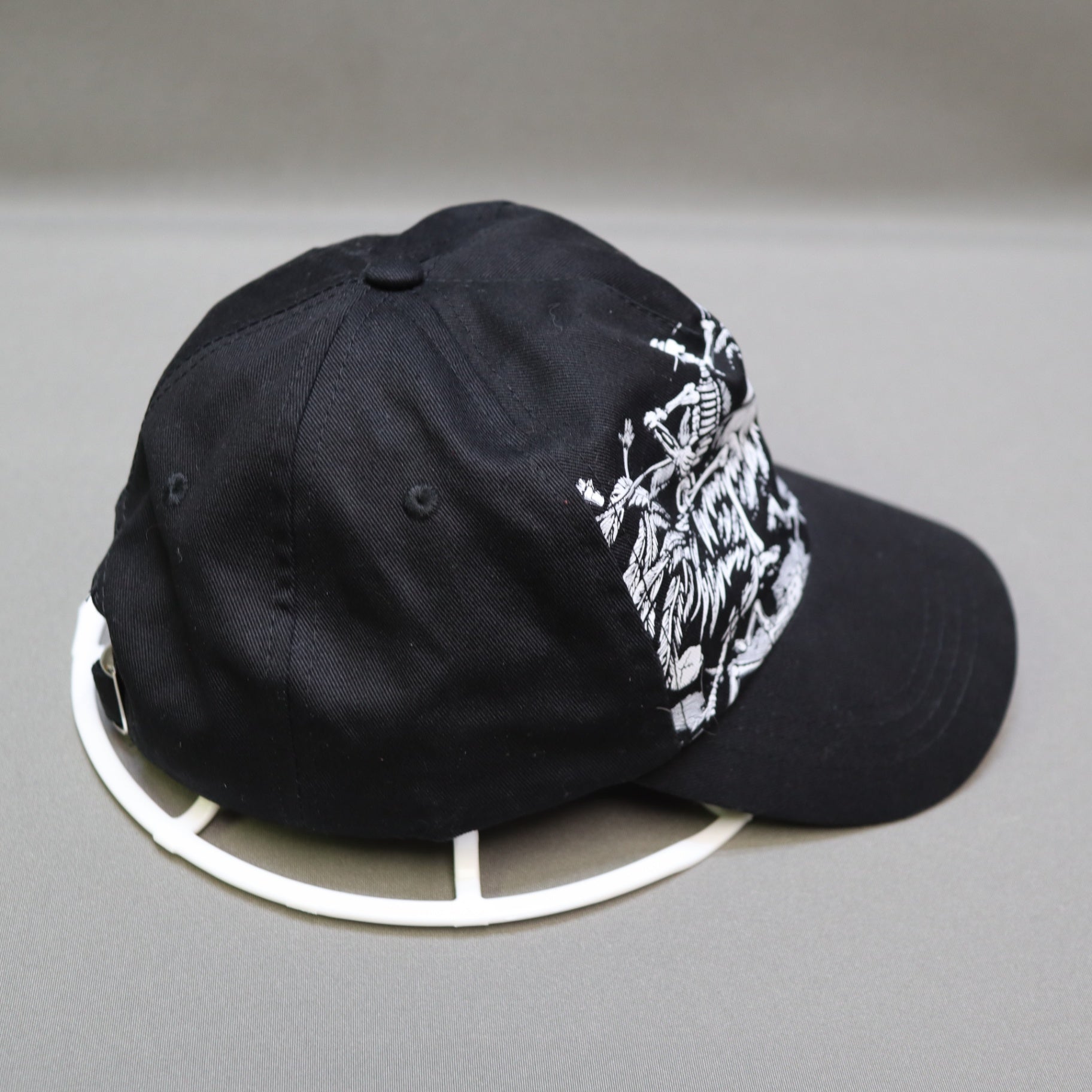 Espolon Tequila Skeleton Rooster Graphic Baseball Cap Hat Adjustable Black
