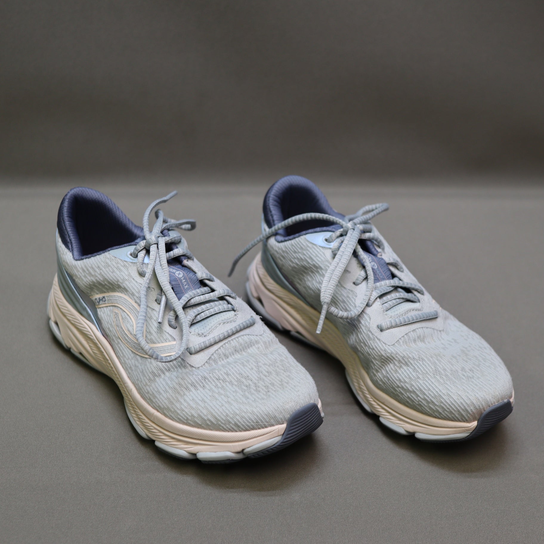 Ryka Devotion Max 2 Womens 6.5 W Wide Grey Pink Walking Sneakers Running Shoes