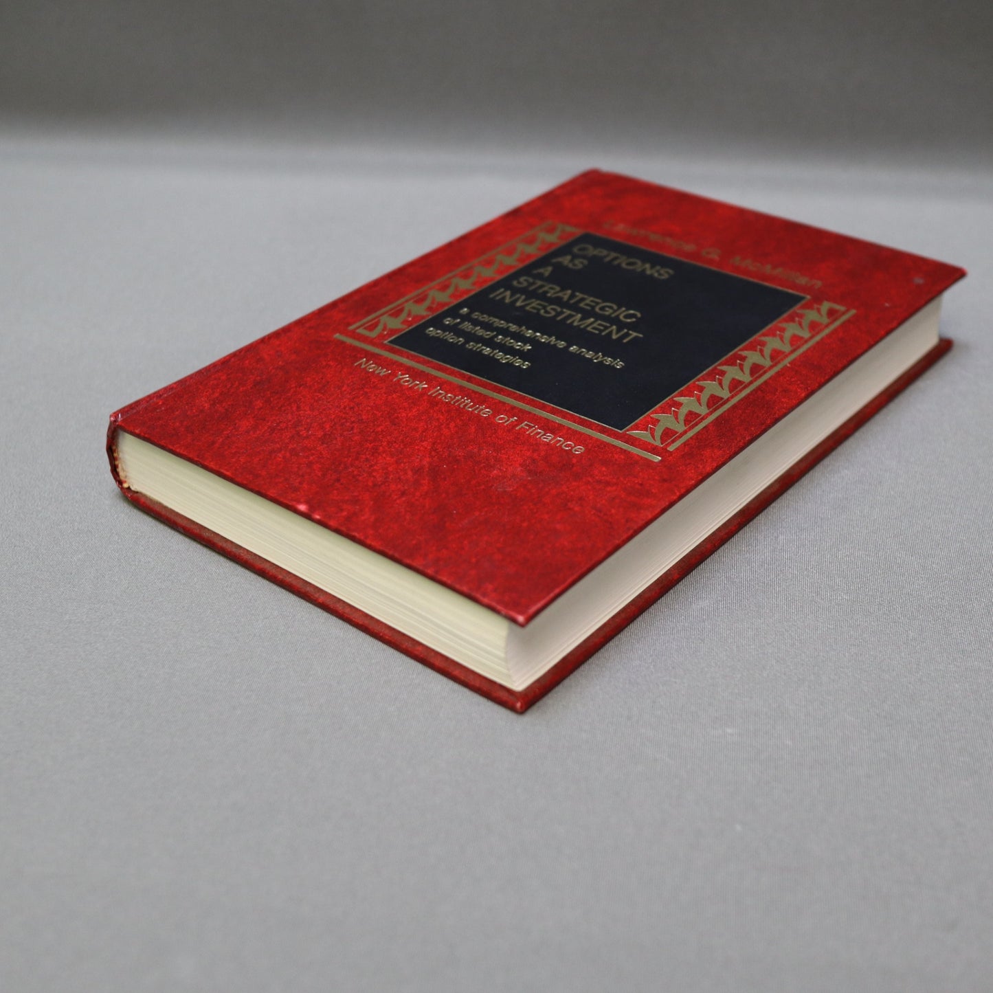 Options as a Strategic Investment Lawrence G McMillan 1st Ed 1980 Hardcover NYIF
