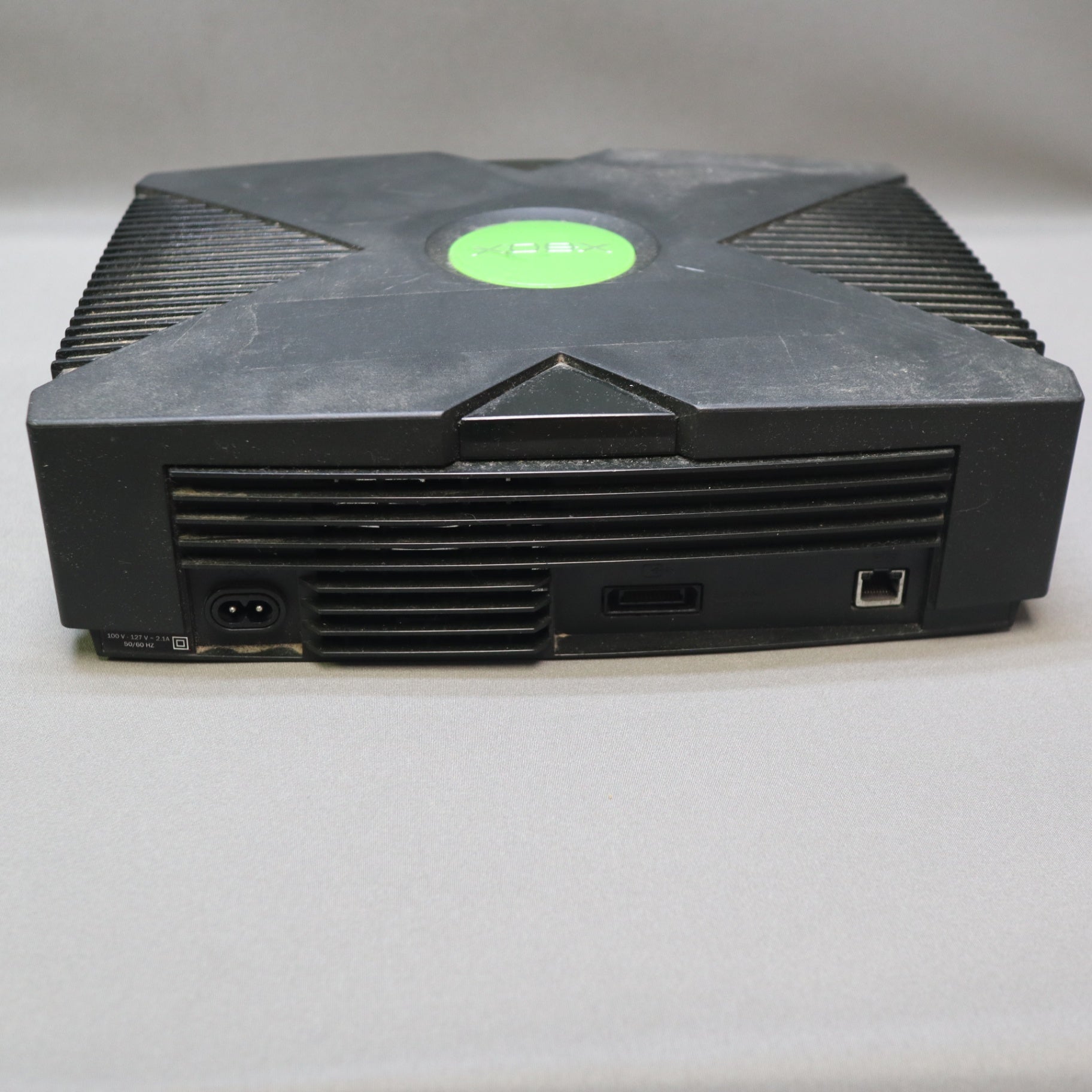 Original Xbox Console Power Tested Powers On Untested Microsoft Black Green 2001