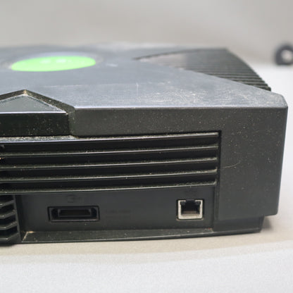Original Xbox Console Power Tested Powers On Untested Microsoft Black Green 2001
