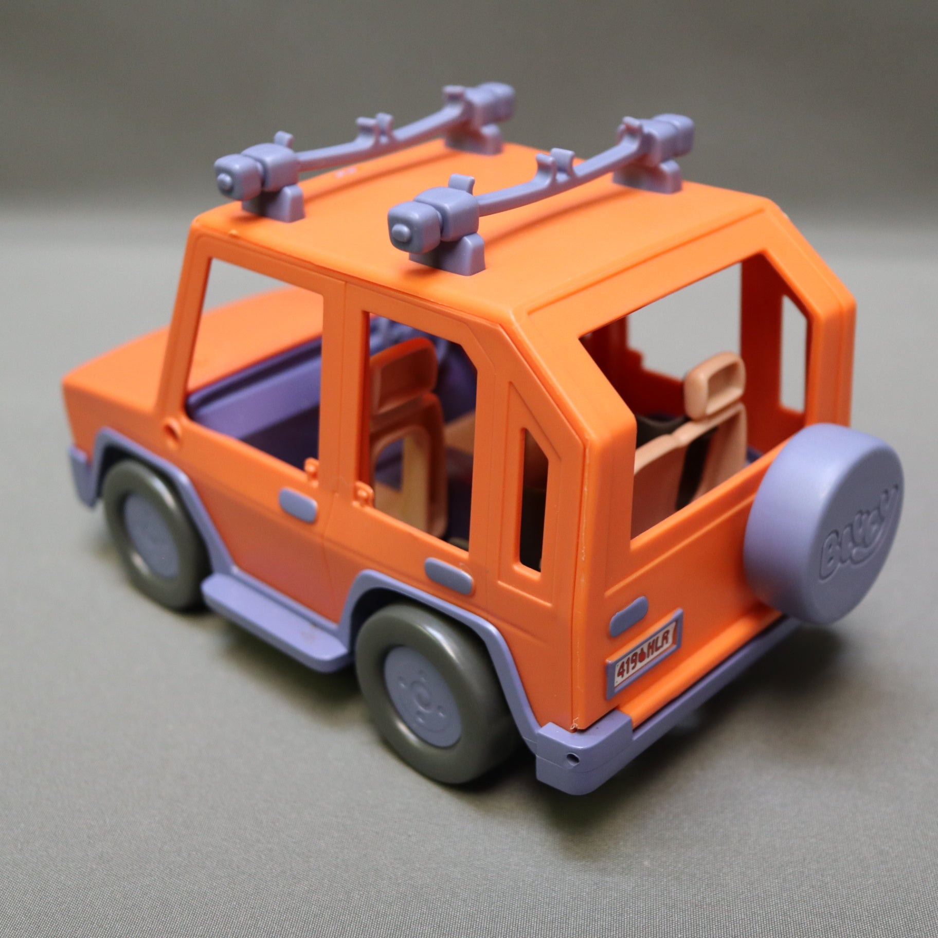 ToysBluey Heeler Family 4WD SUV Vehicle Toy Orange Cruiser Roof Rack Replacement