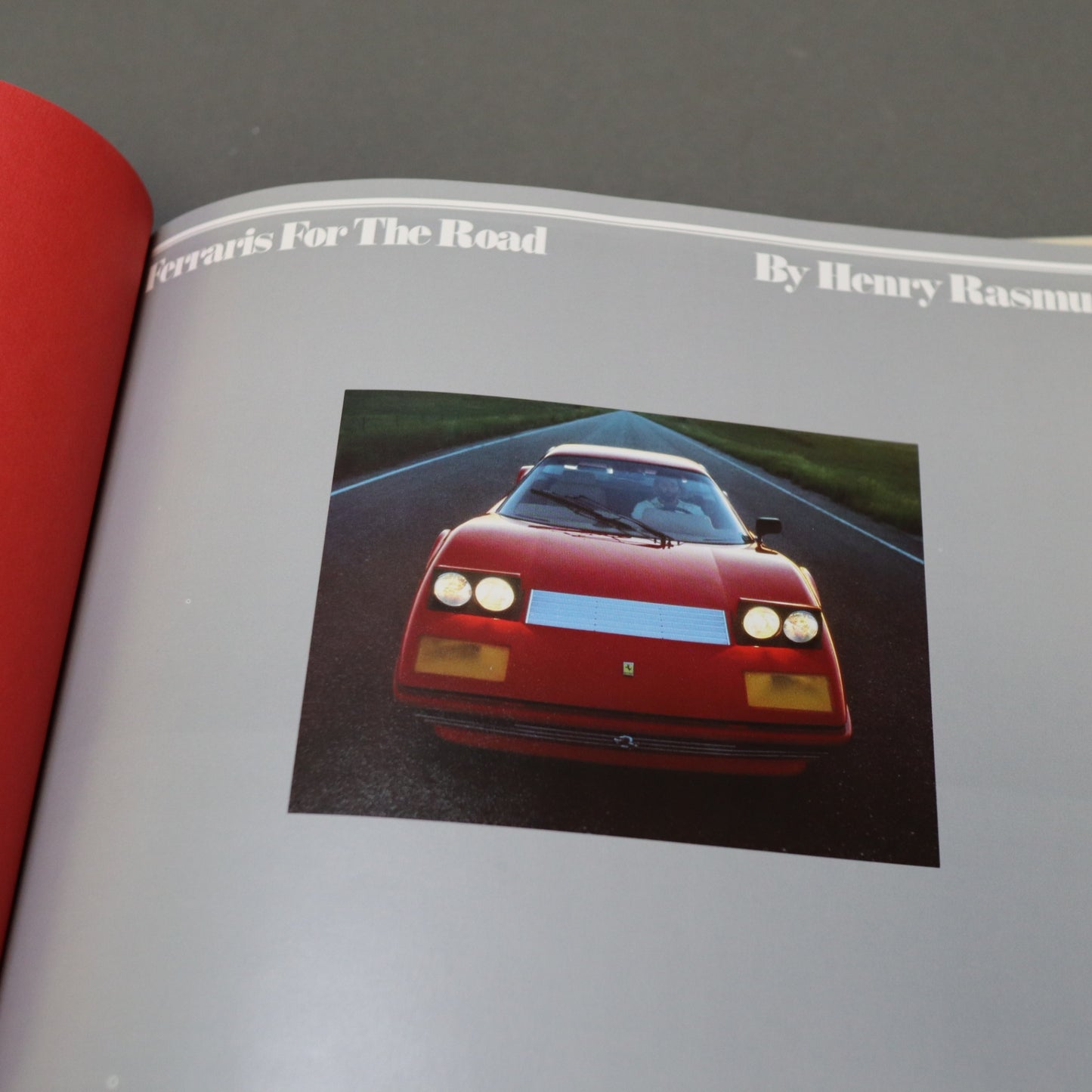 The Survivors Series Ferraris For The Road Signed Collector Edition 1980 Book
