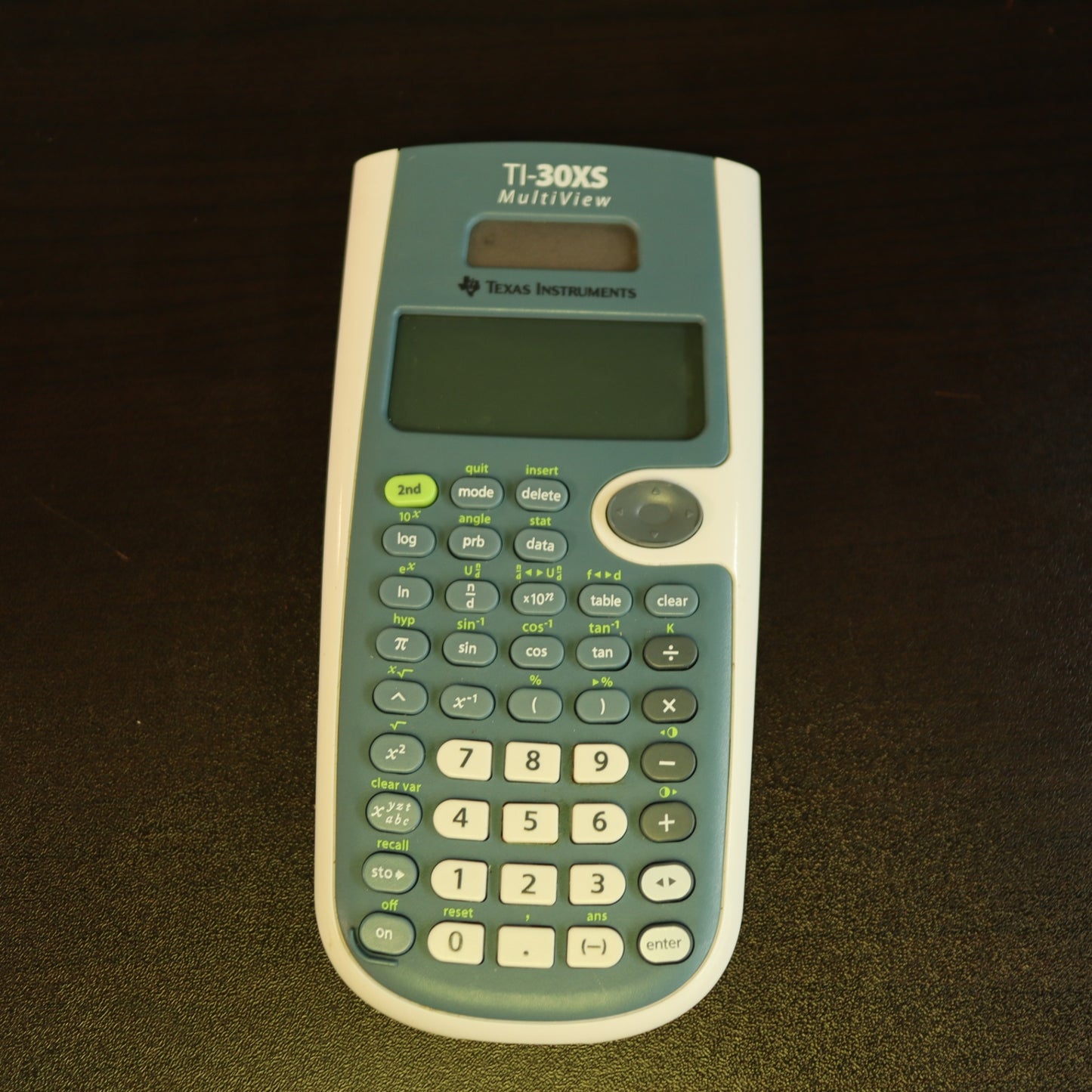Texas Instruments TI-30XS MultiView Scientific Calculator Gray Teal Protective Cover