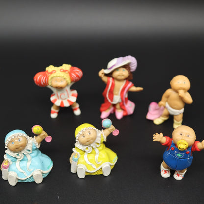 Vintage Cabbage Patch Kids Mini PVC Figurines Lot 80s Collectibles Xavier Roberts