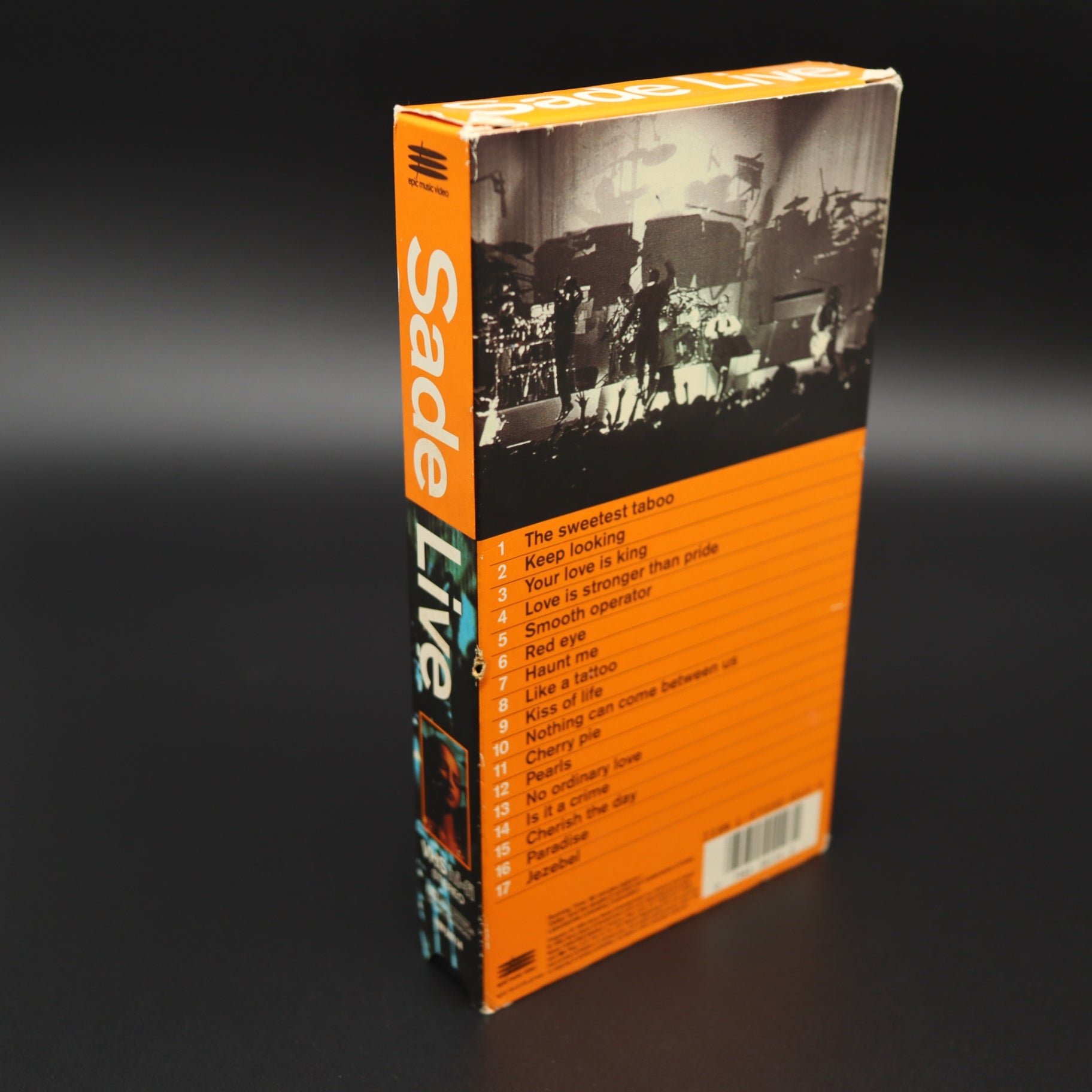 Sade Live VHS Tape 1994 Epic Music Video Concert Performance Smooth Operator