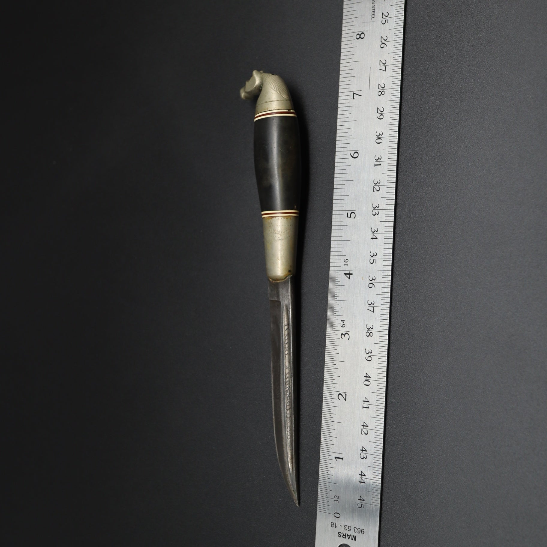 Vintage Finnish Horse Head Puukko Desk Knife Letter Opener Kauhava Finland Style