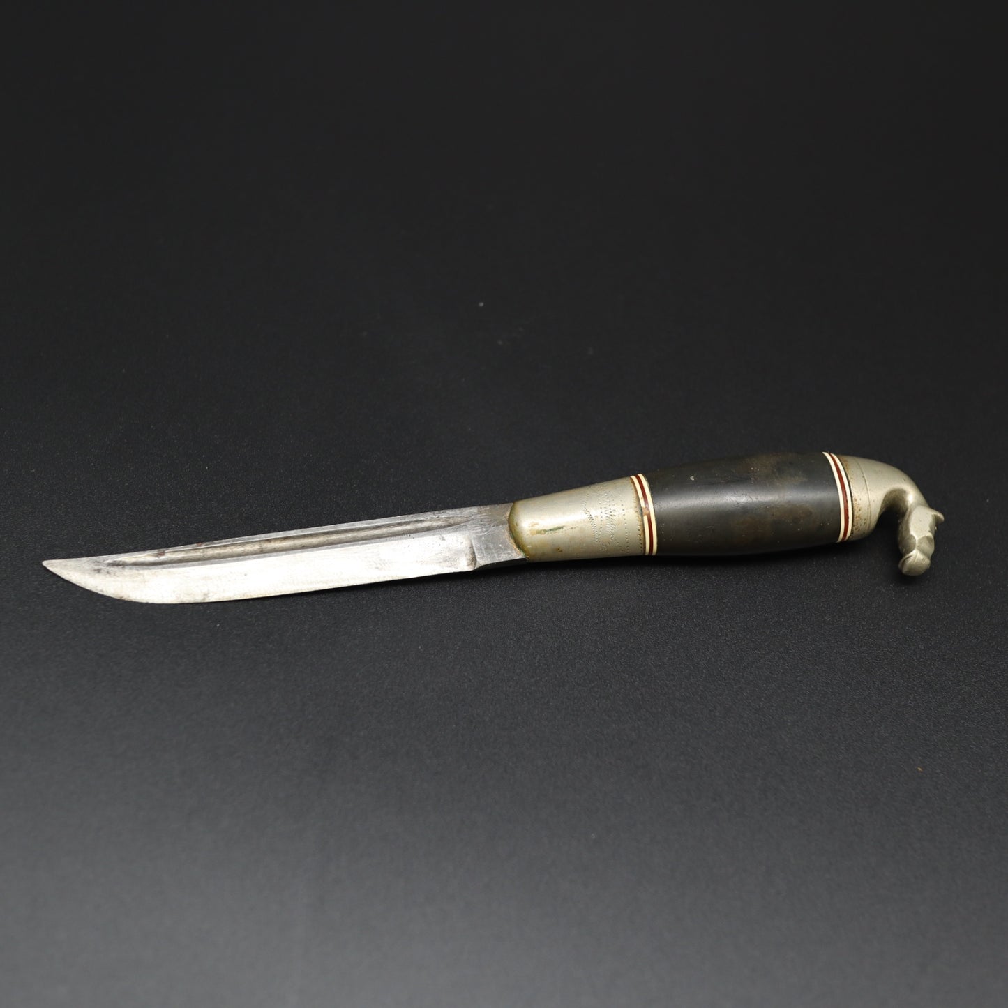 Vintage Finnish Horse Head Puukko Desk Knife Letter Opener Kauhava Finland Style