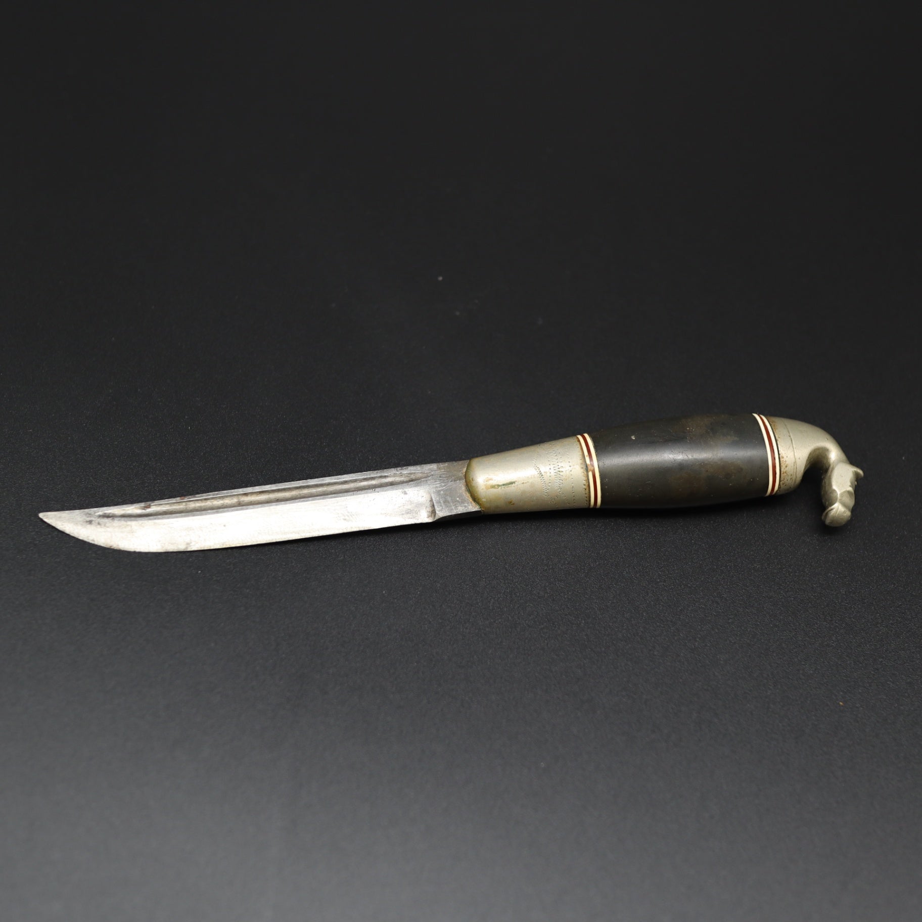 Vintage Finnish Horse Head Puukko Desk Knife Letter Opener Kauhava Finland Style