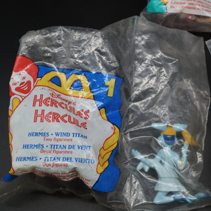 Vintage McDonald's Happy Meal Toys Lot Sealed Hercules Marvel Eternals Muppets