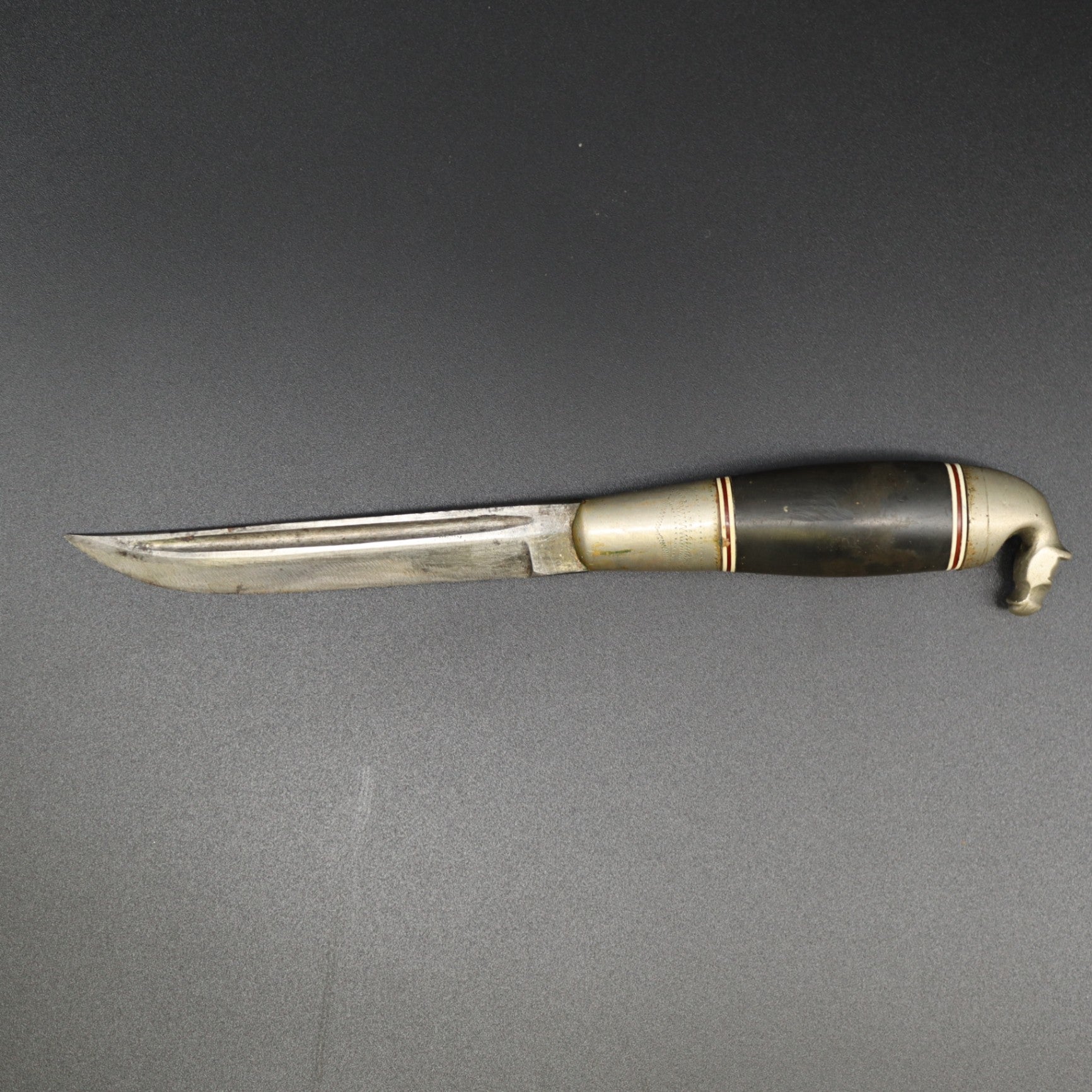 Vintage Finnish Horse Head Puukko Desk Knife Letter Opener Kauhava Finland Style