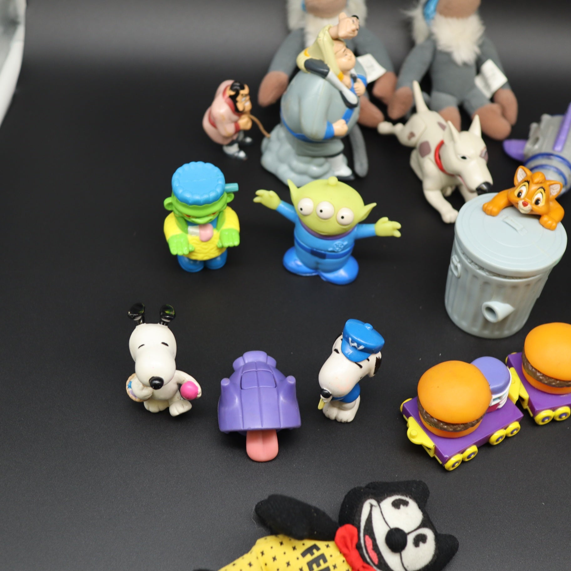Vintage Toys Lot Disney Lion King Rafiki Mulan Peanuts Snoopy Scooby Doo Felix