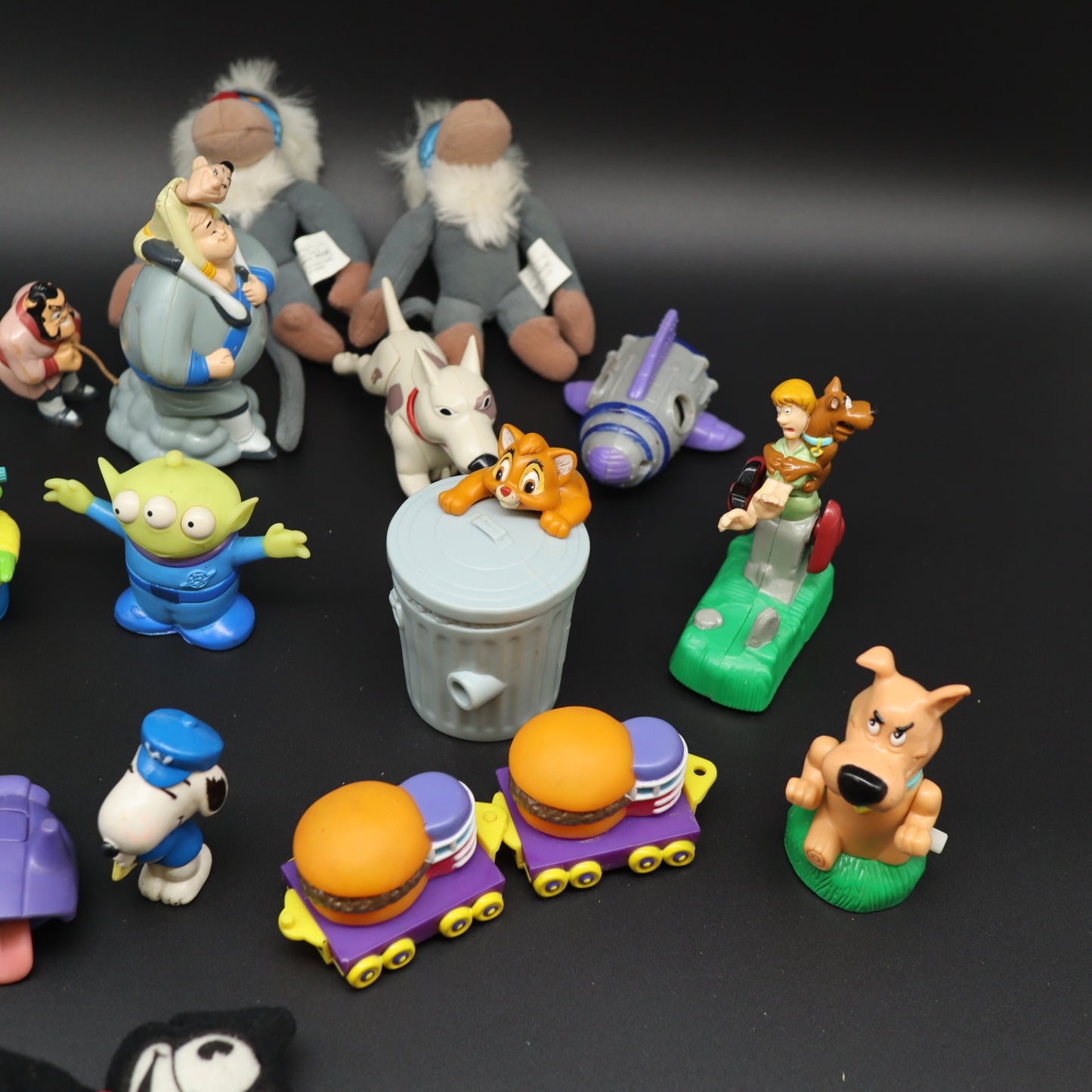 Vintage Toys Lot Disney Lion King Rafiki Mulan Peanuts Snoopy Scooby Doo Felix