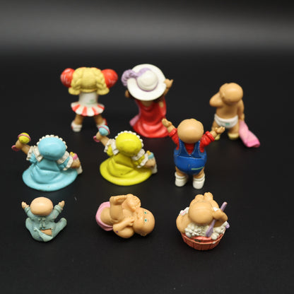 Vintage Cabbage Patch Kids Mini PVC Figurines Lot 80s Collectibles Xavier Roberts