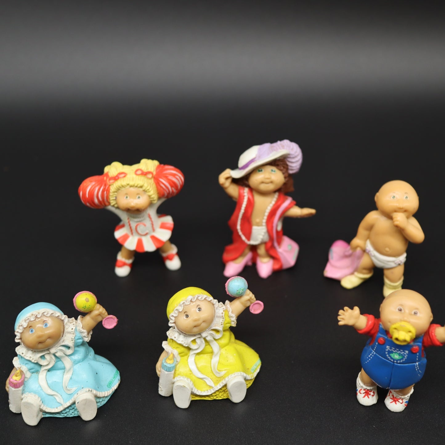 Vintage Cabbage Patch Kids Mini PVC Figurines Lot 80s Collectibles Xavier Roberts
