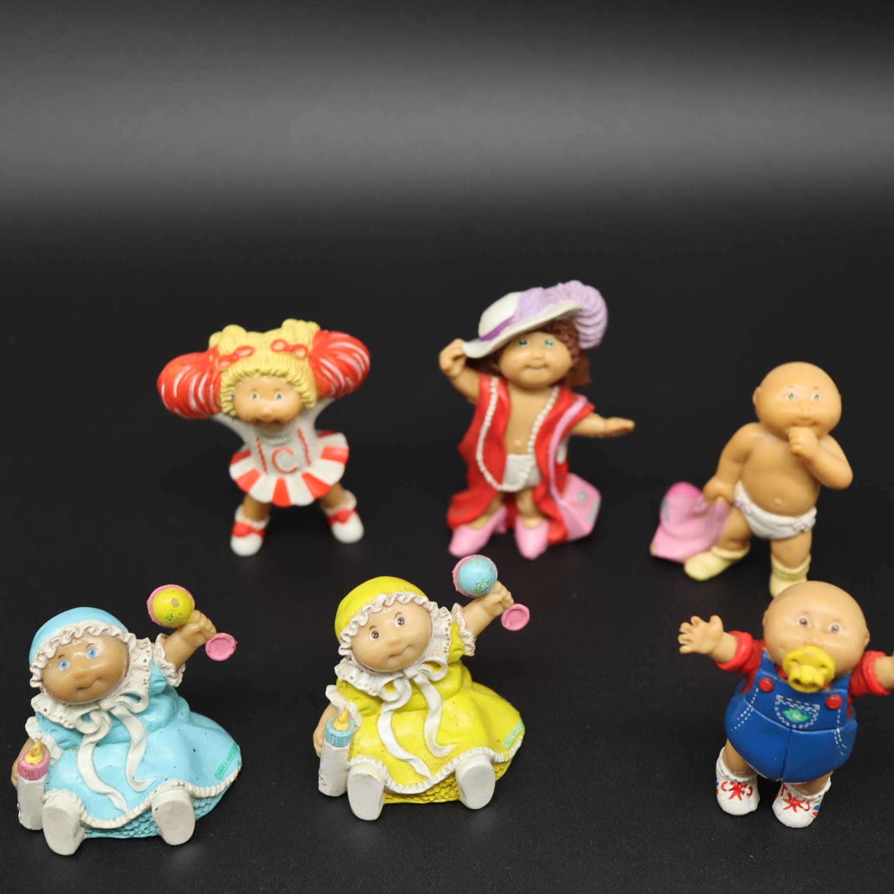 Vintage Cabbage Patch Kids Mini PVC Figurines Lot 80s Collectibles Xavier Roberts