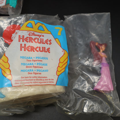 Vintage McDonald's Happy Meal Toys Lot Sealed Hercules Marvel Eternals Muppets