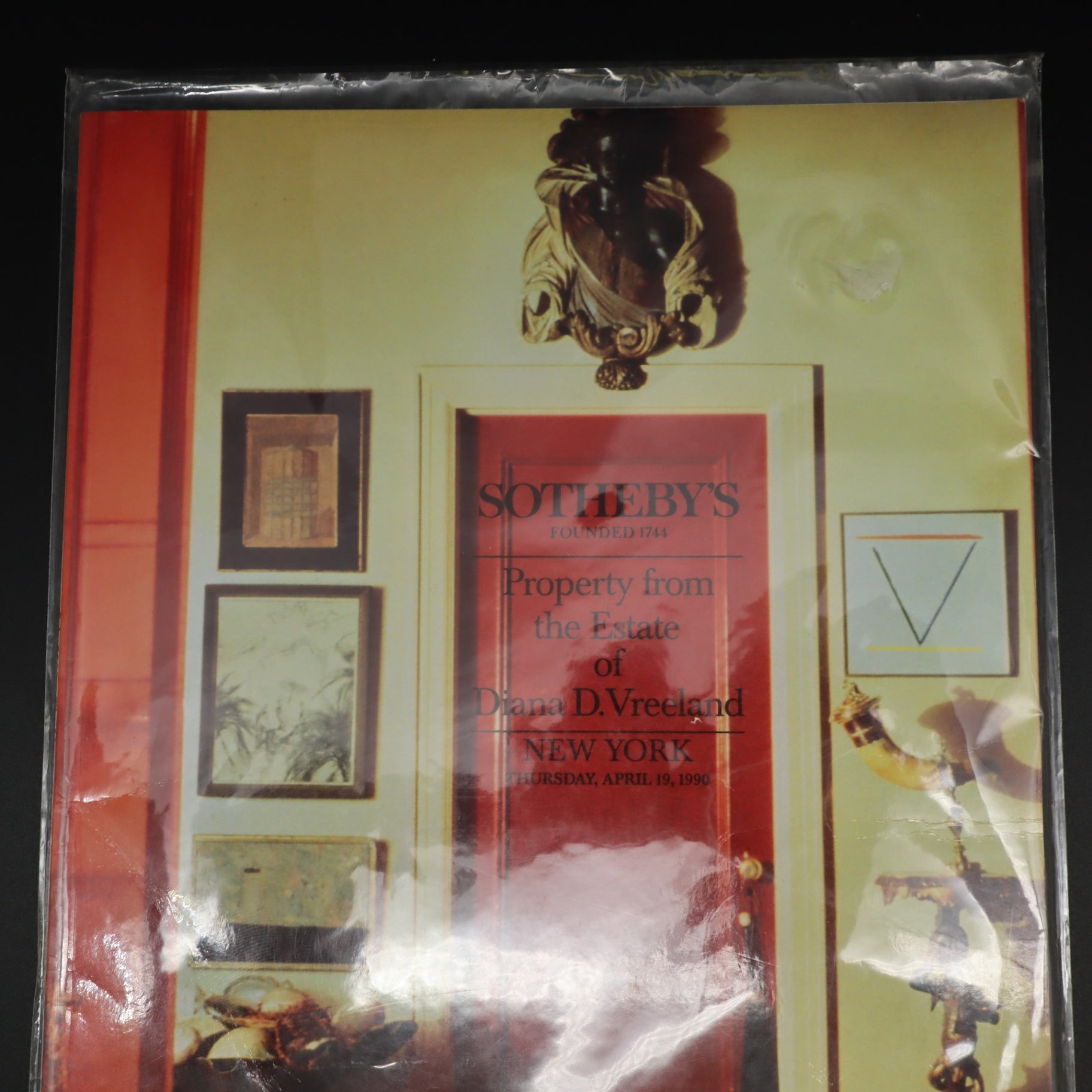 Sotheby's Estate of Diana Vreeland Auction Catalog 1990 New York Fashion Icon