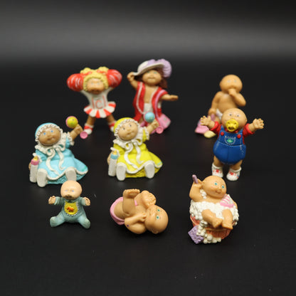 Vintage Cabbage Patch Kids Mini PVC Figurines Lot 80s Collectibles Xavier Roberts