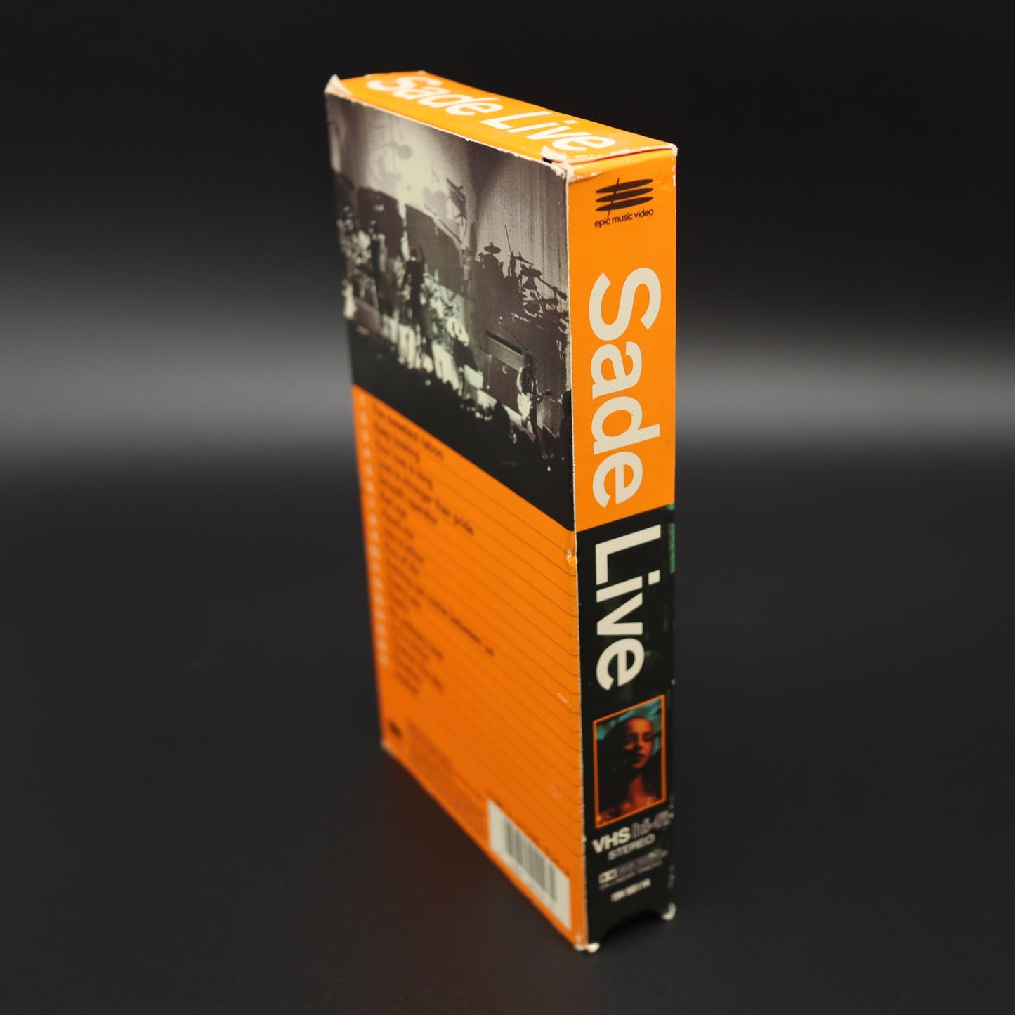 Sade Live VHS Tape 1994 Epic Music Video Concert Performance Smooth Operator