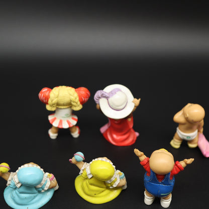 Vintage Cabbage Patch Kids Mini PVC Figurines Lot 80s Collectibles Xavier Roberts