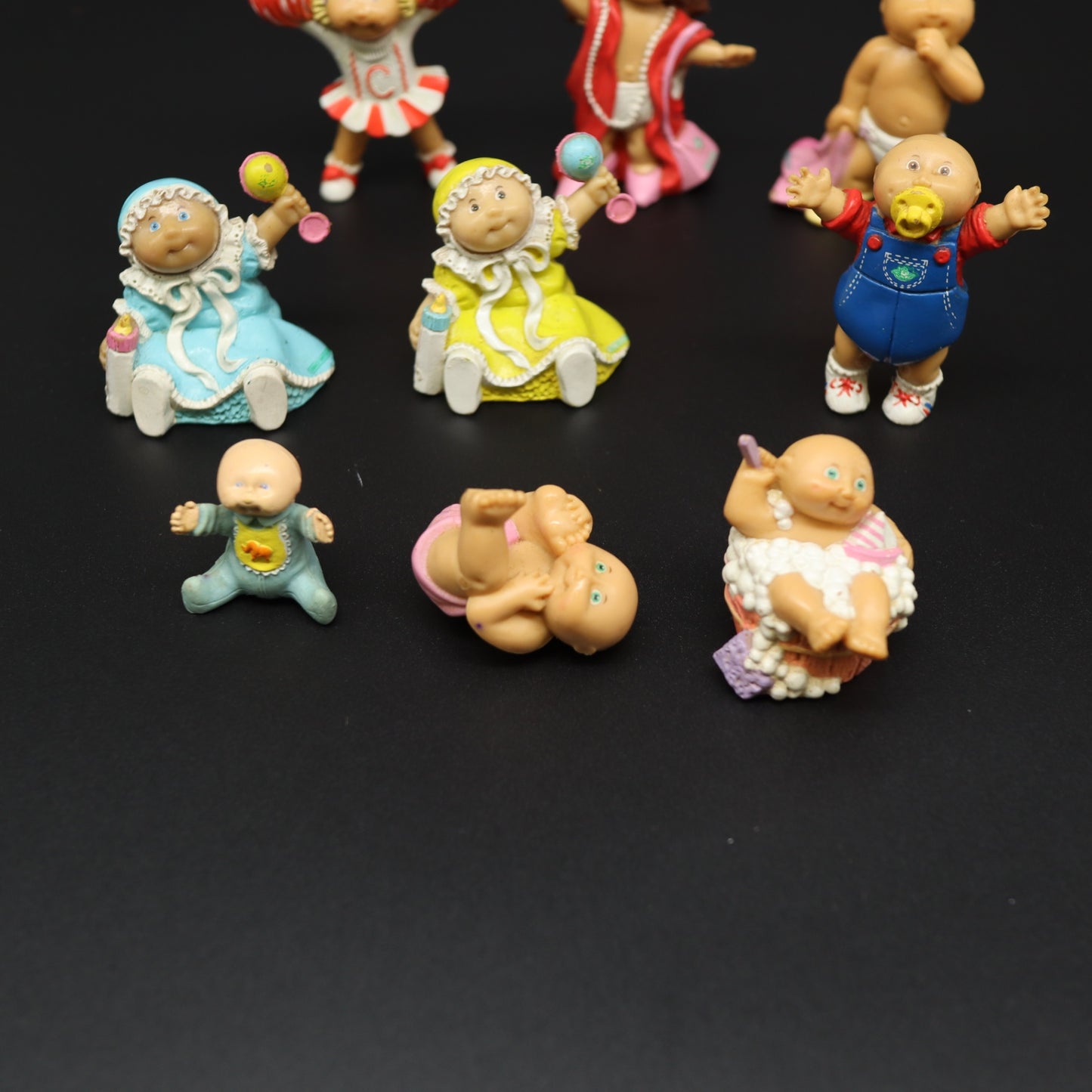 Vintage Cabbage Patch Kids Mini PVC Figurines Lot 80s Collectibles Xavier Roberts