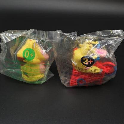 Vintage Cartoon Network Cow and Chicken Taco Bell Toys Lot 1999 Sealed