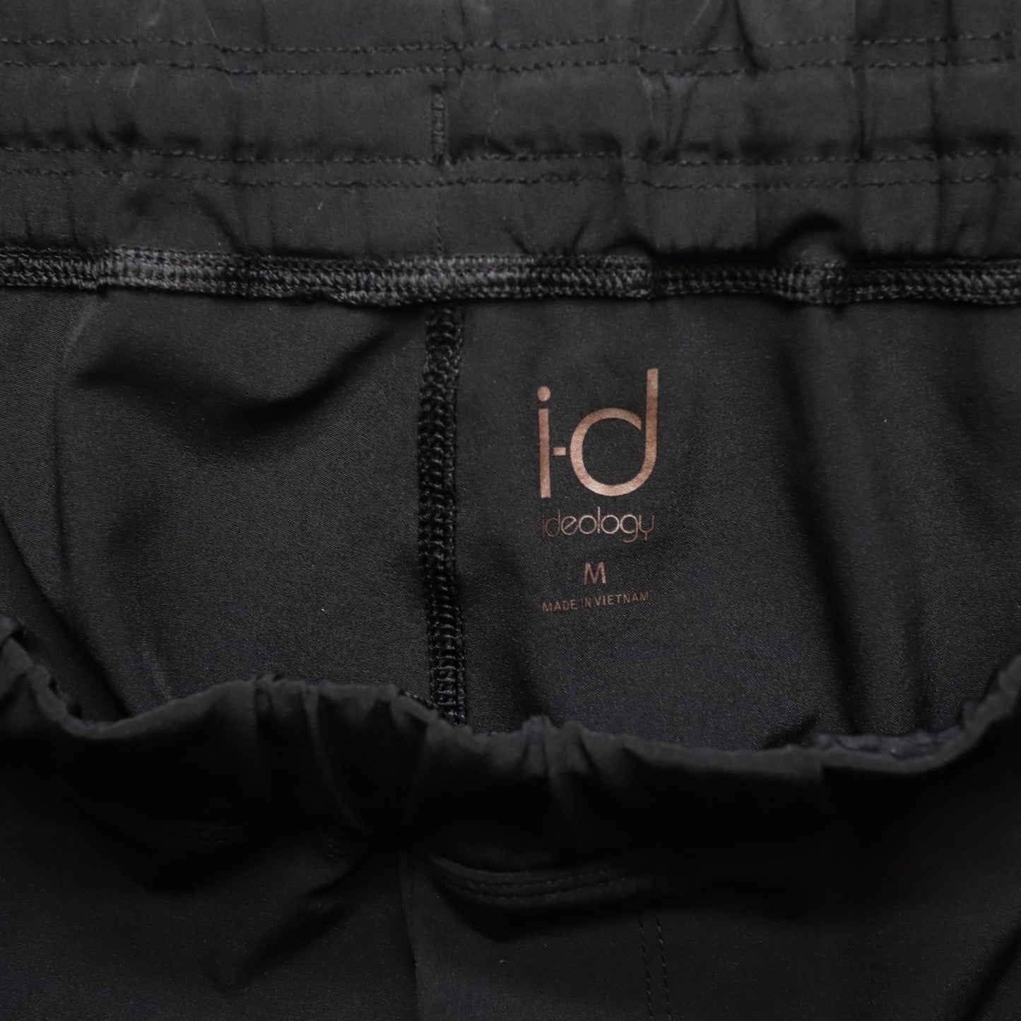 Ideology Mens Black Athletic Jogger Pants Medium Ankle Zip Reflective Strip
