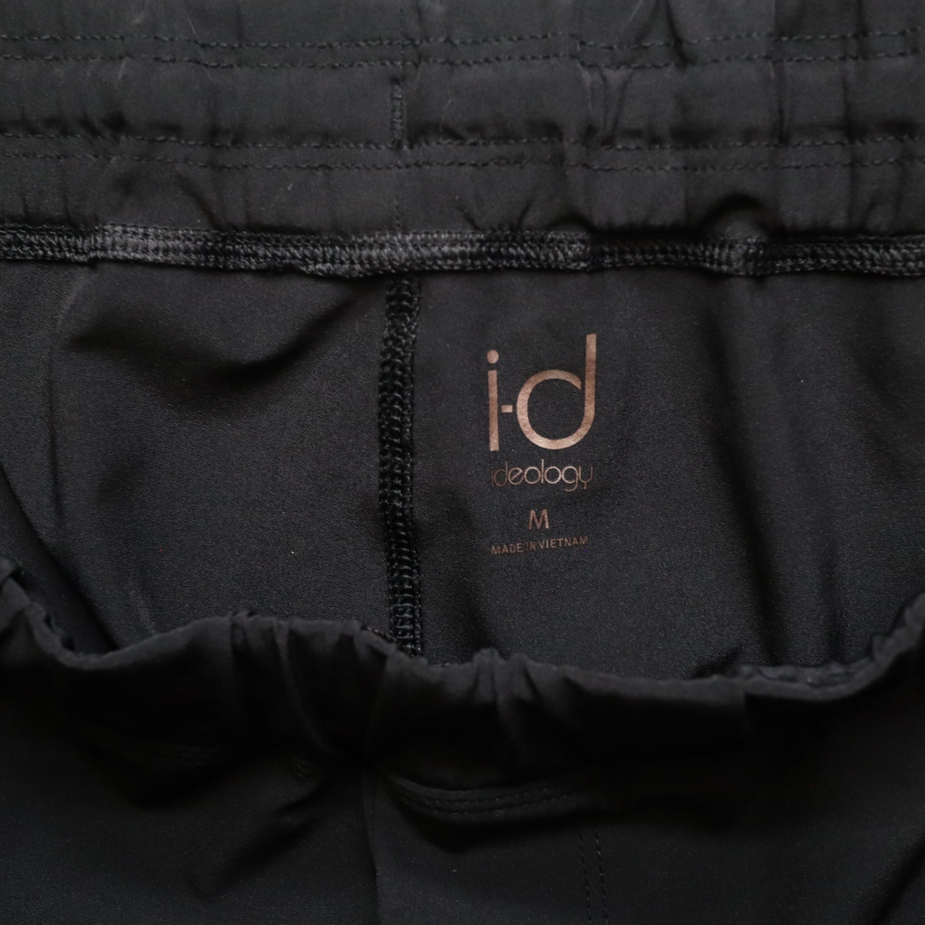 Ideology Mens Black Athletic Jogger Pants Medium Ankle Zip Reflective Strip