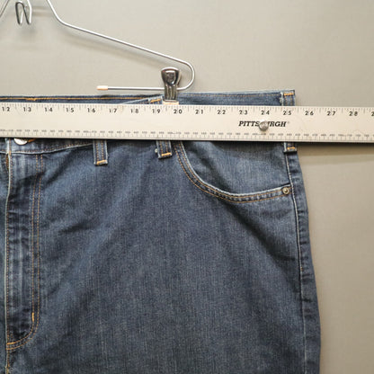 Carhartt Mens Relaxed Fit Straight Leg Jeans 50x30 Blue Workwear Denim 101483
