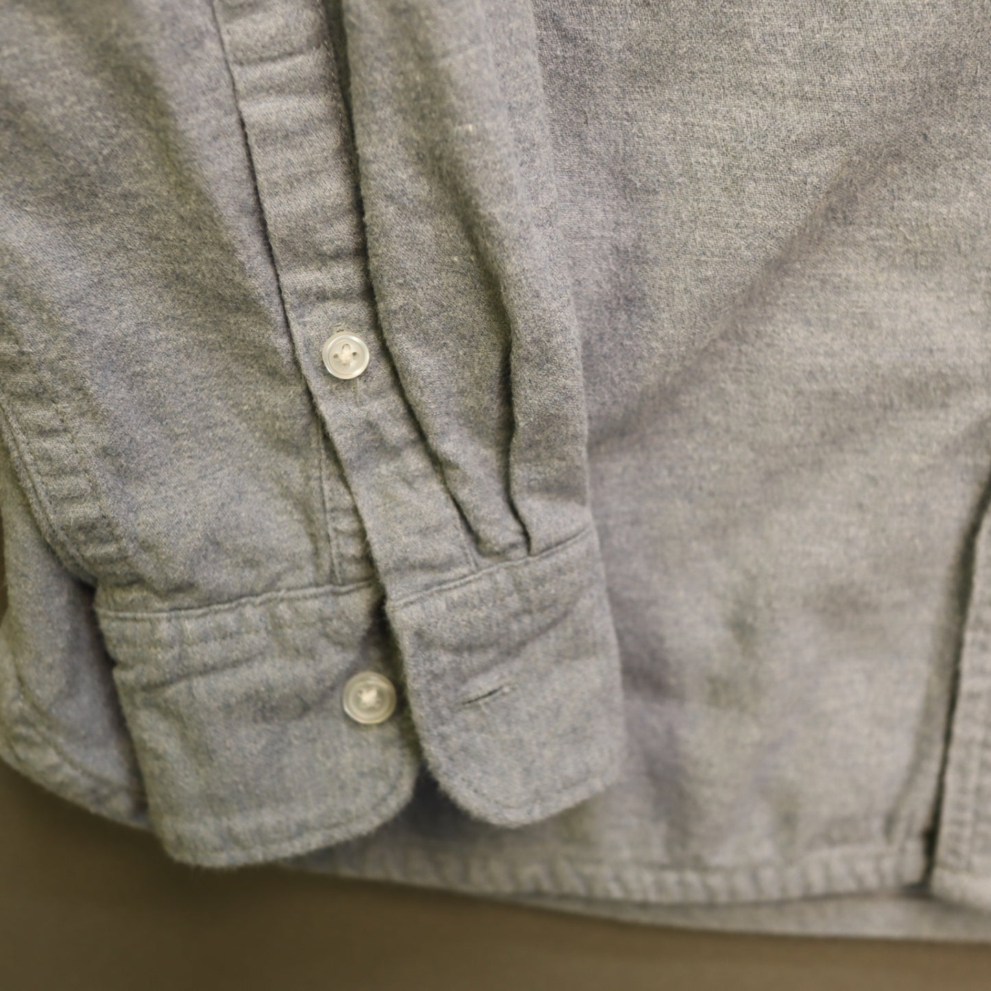 Everlane Heavyweight Flannel Shirt Mens Medium Blue Button Down Dual Pocket Work