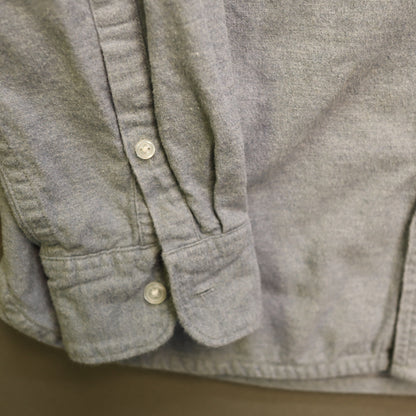 Everlane Heavyweight Flannel Shirt Mens Medium Blue Button Down Dual Pocket Work