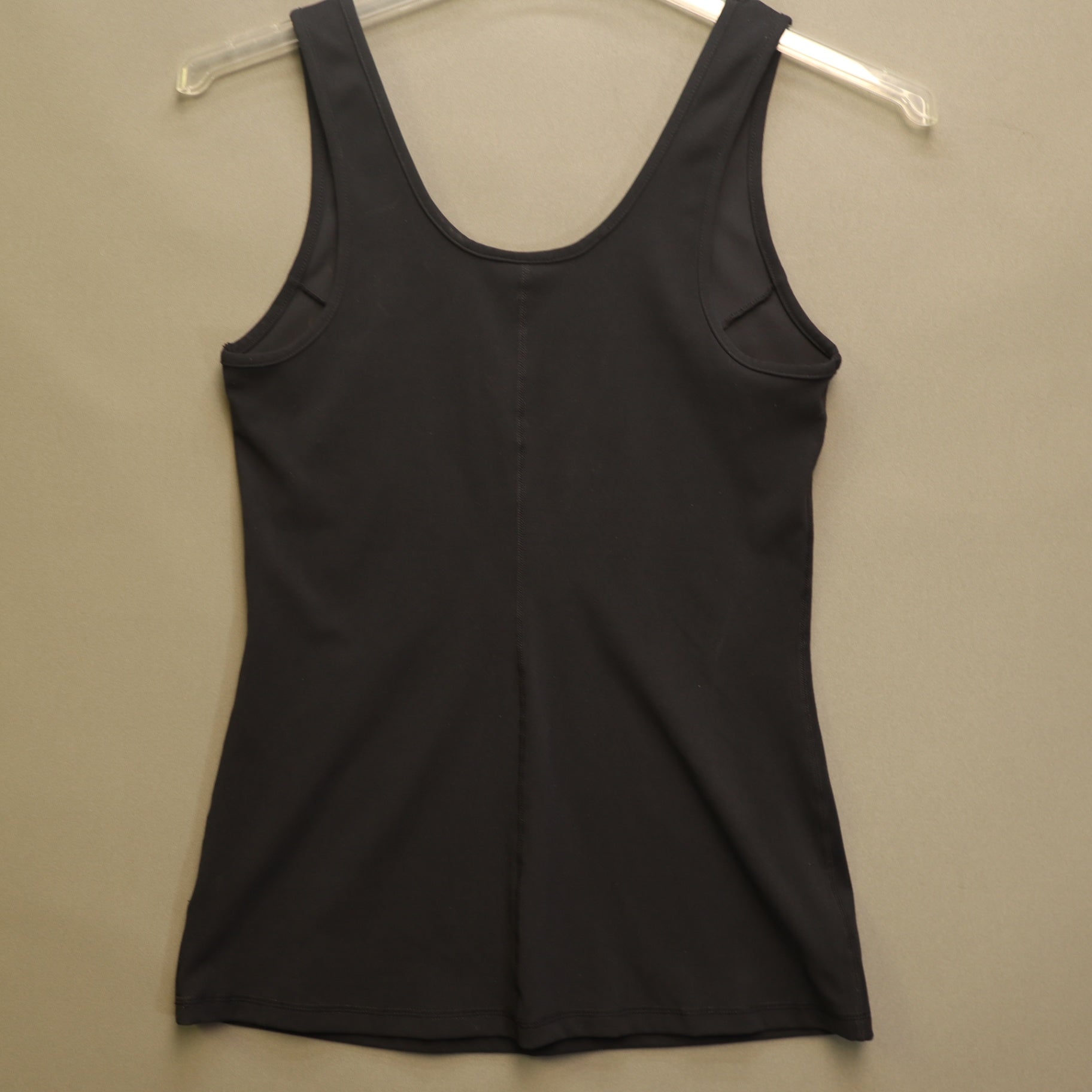 Gymshark Scoop Neck Athletic Tank Top Medium Black Workout Gym Top