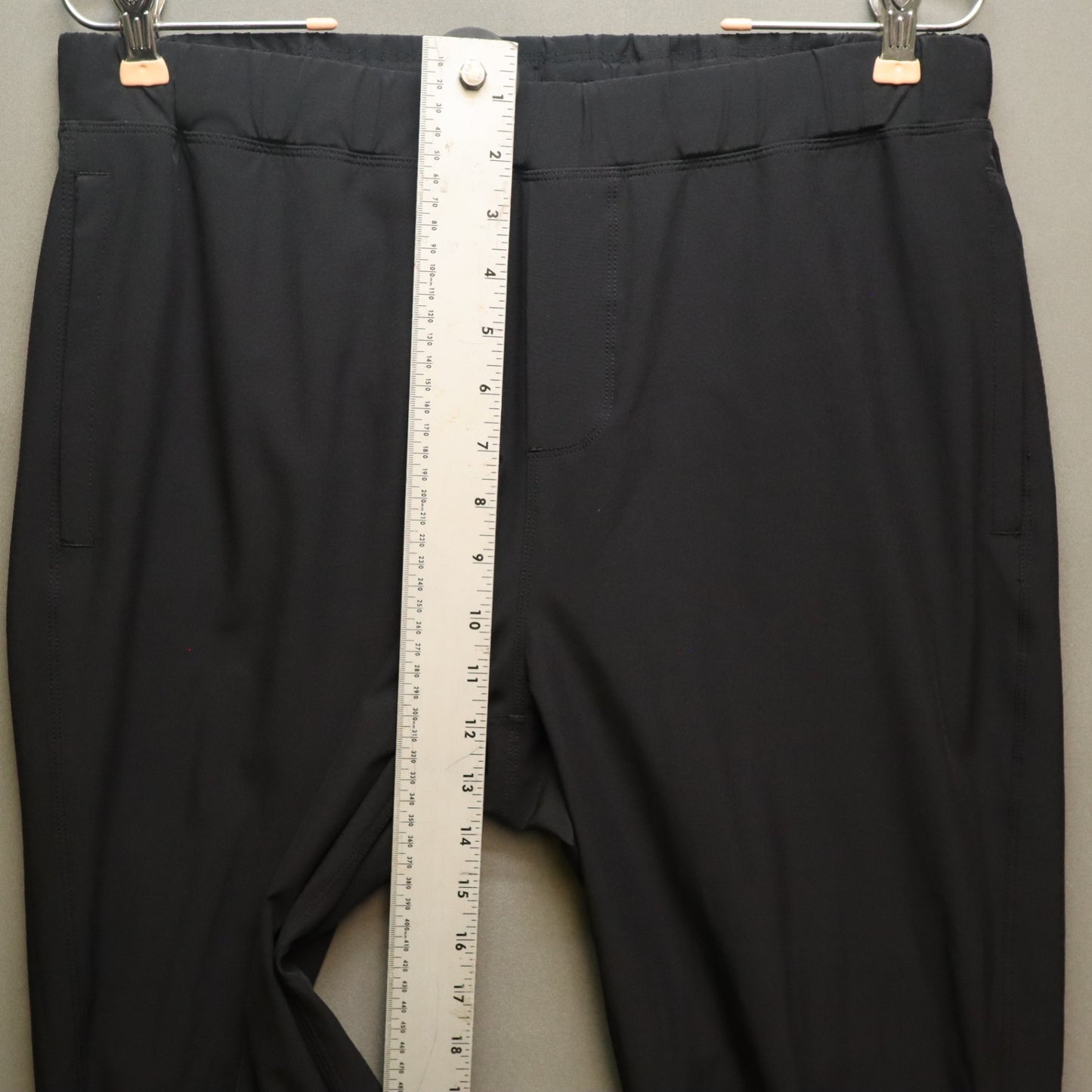 Ideology Mens Black Athletic Jogger Pants Medium Ankle Zip Reflective Strip