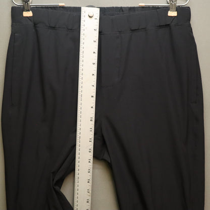 Ideology Mens Black Athletic Jogger Pants Medium Ankle Zip Reflective Strip
