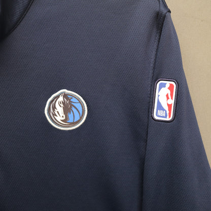 Nike Dri-Fit Dallas Mavericks Quarter Zip Pullover XXL Mark Aguirre #24 Patch NBA