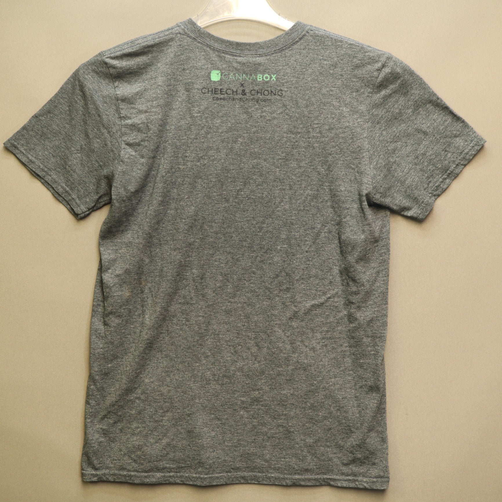 Cheech and Chong T-Shirt Mens Medium Heather Grey Cannabox Legalize It Graphic