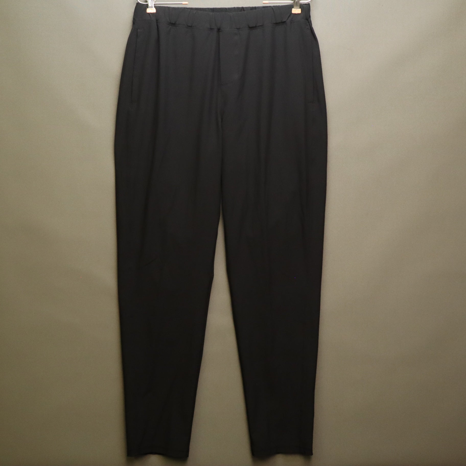 Ideology Mens Black Athletic Jogger Pants Medium Ankle Zip Reflective Strip