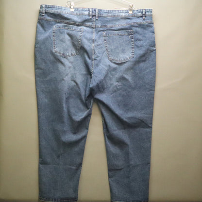 TPJ The Perfect Jean Thick Thicc Stretch Jeans Mens 50x30 Blue Athletic Fit