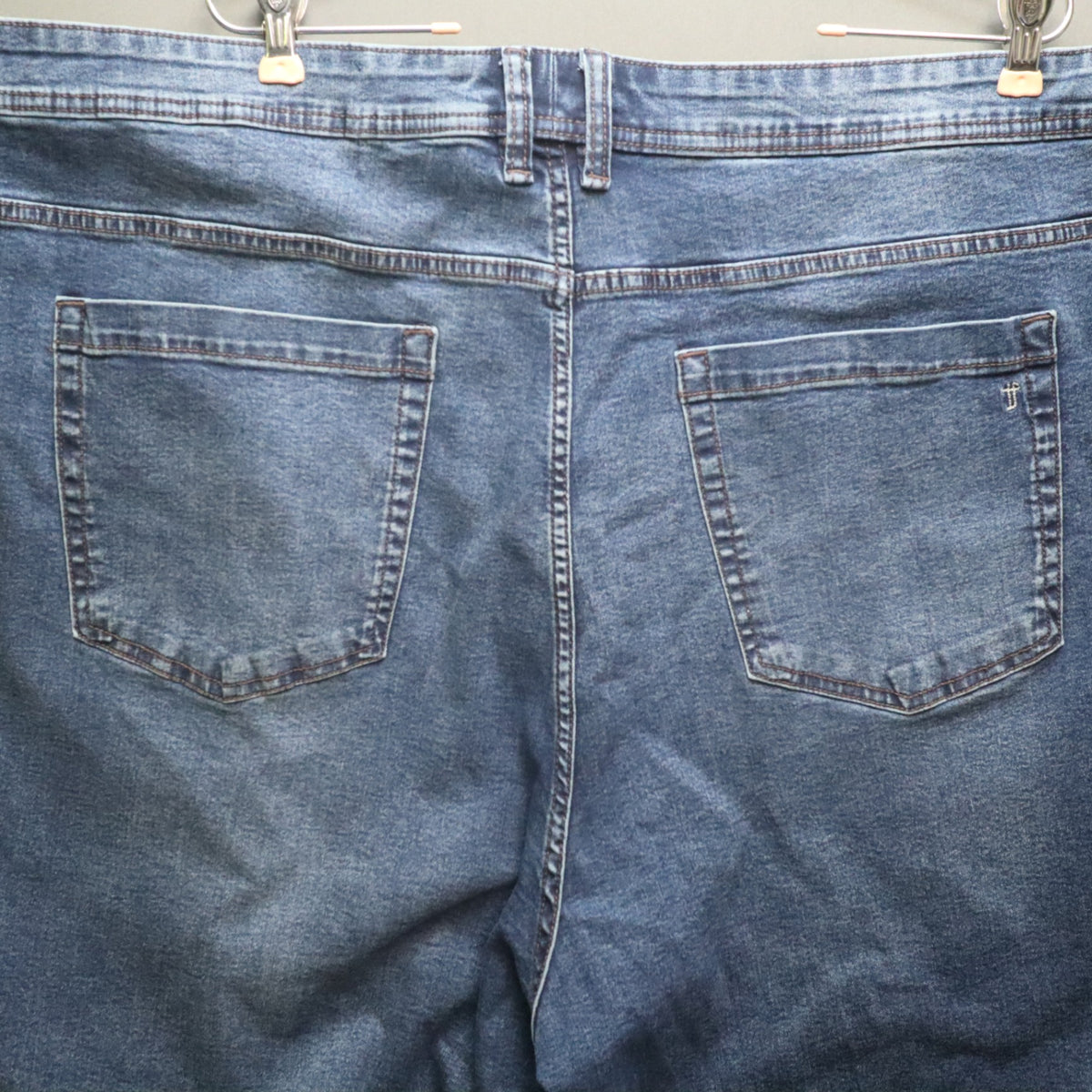 TPJ The Perfect Jean Thick Thicc Stretch Jeans Mens 50x30 Blue Athletic Fit